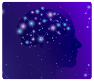 Illustration des connexions du cerveau humain - Brain gym